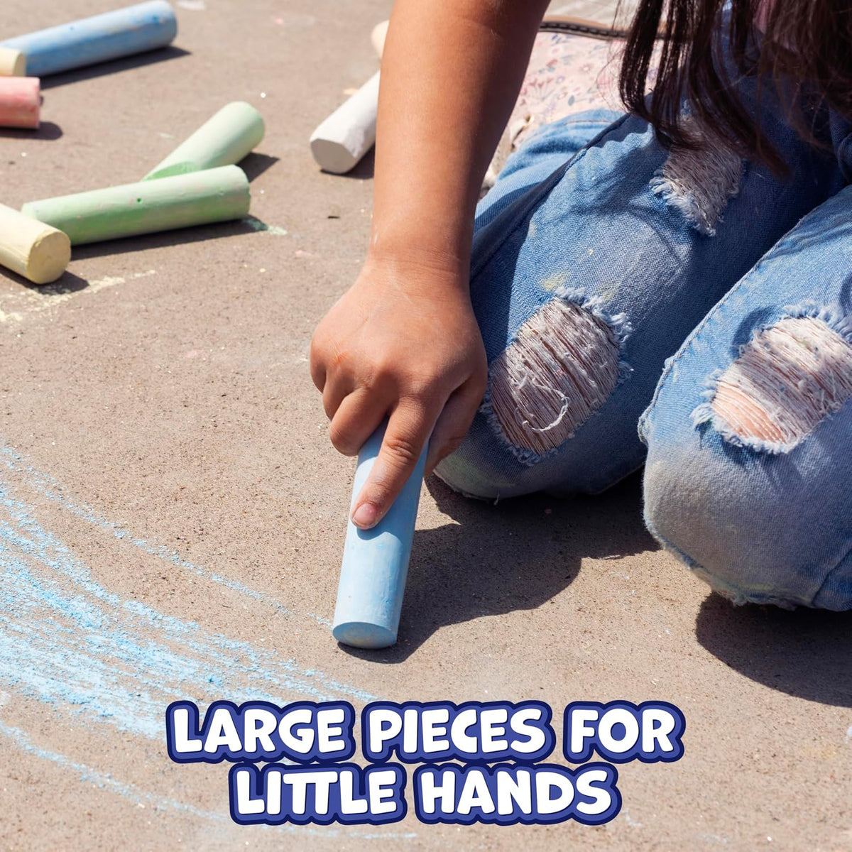 Jumbo Sidewalk Chalk - Set of 20