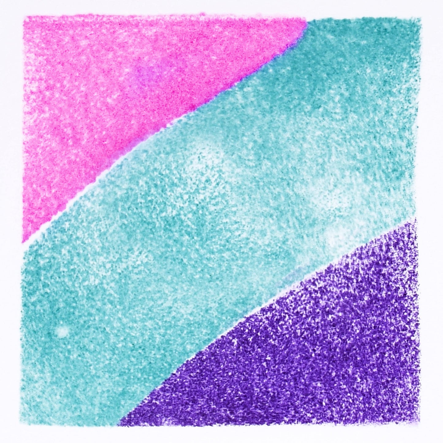 ready 2 learn washable stamp pad pink turquoise and purple - PT02