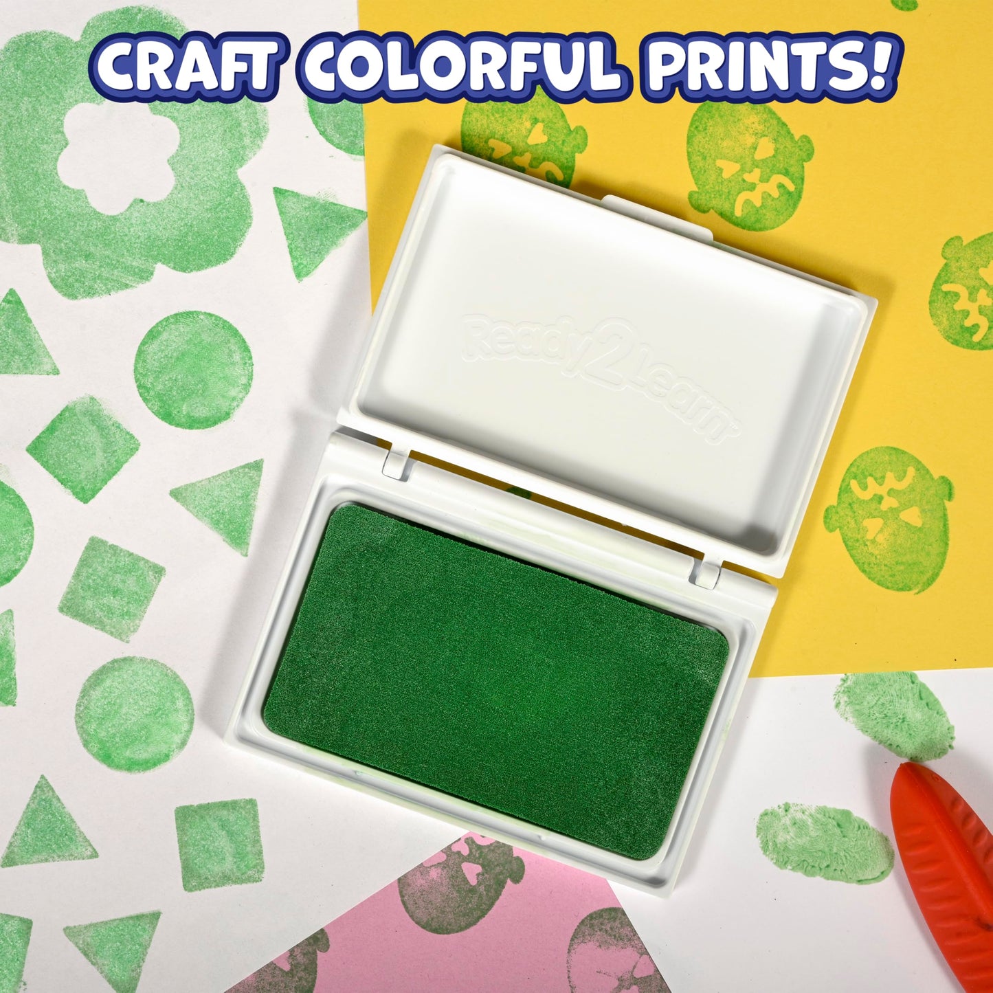 ready 2 learn washable stamp pad green - PT04