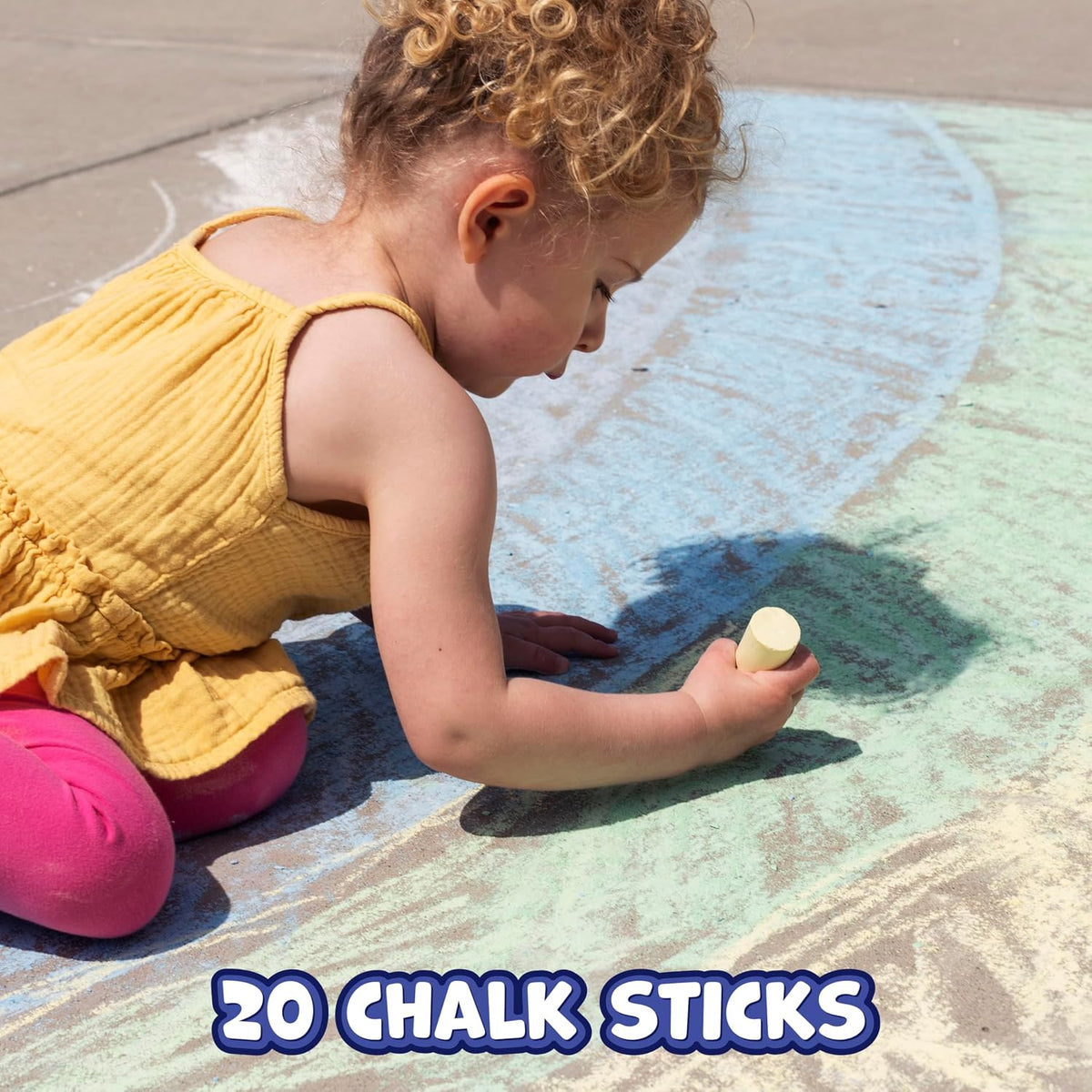 Jumbo Sidewalk Chalk - Set of 20