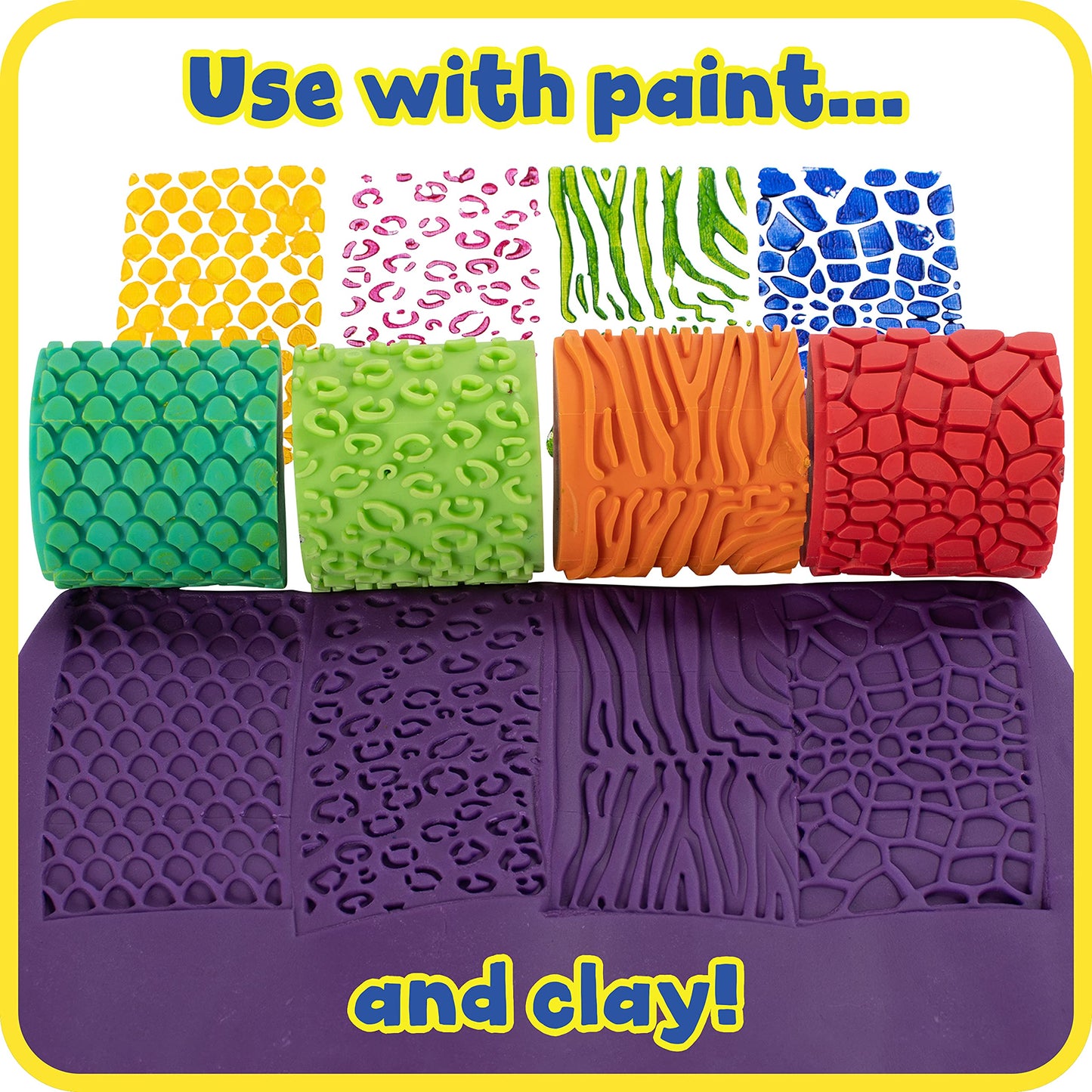 paint dough animal rockers set of 4 - PT02