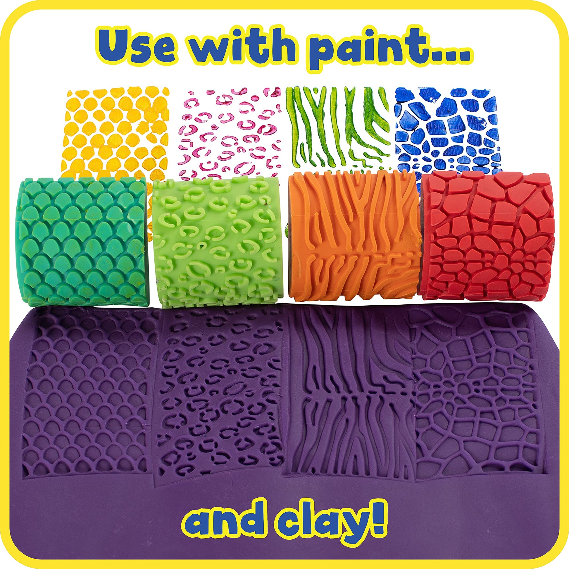 paint dough animal rockers set of 4 - PT02