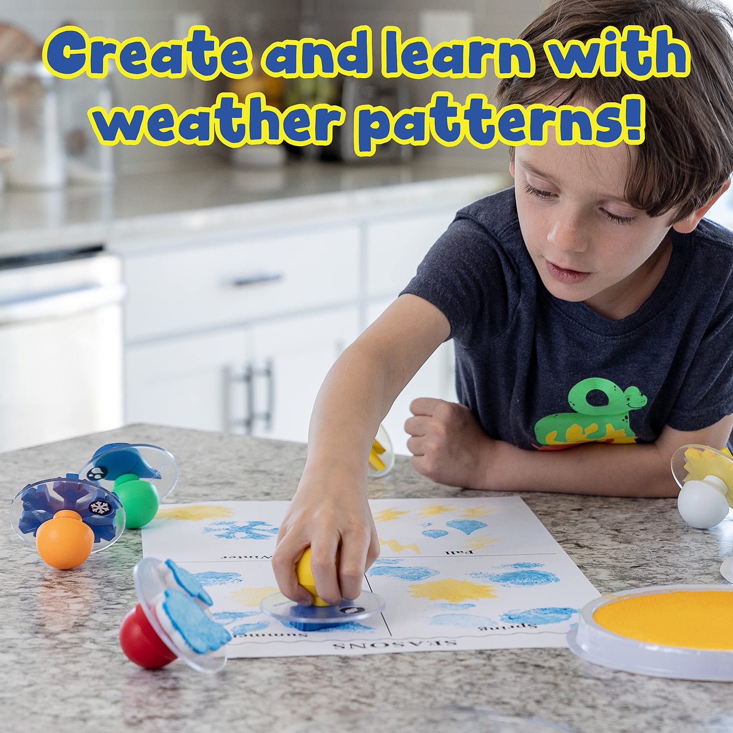 giant stampers weather patterns set of 6 - PT03